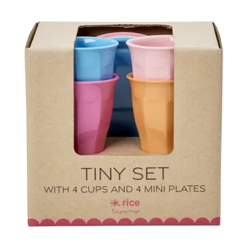 Rice espressokopp melamin giftbox 4-pack - Multicolor - RICE