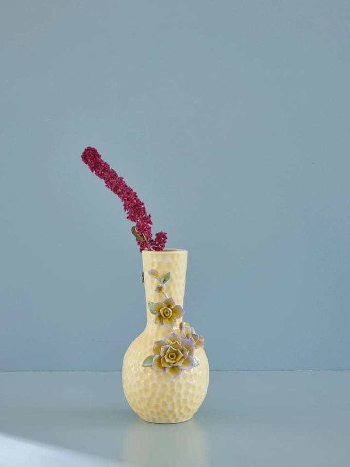 Rice Flower Sculpture vas 25 cm, Cream RICE