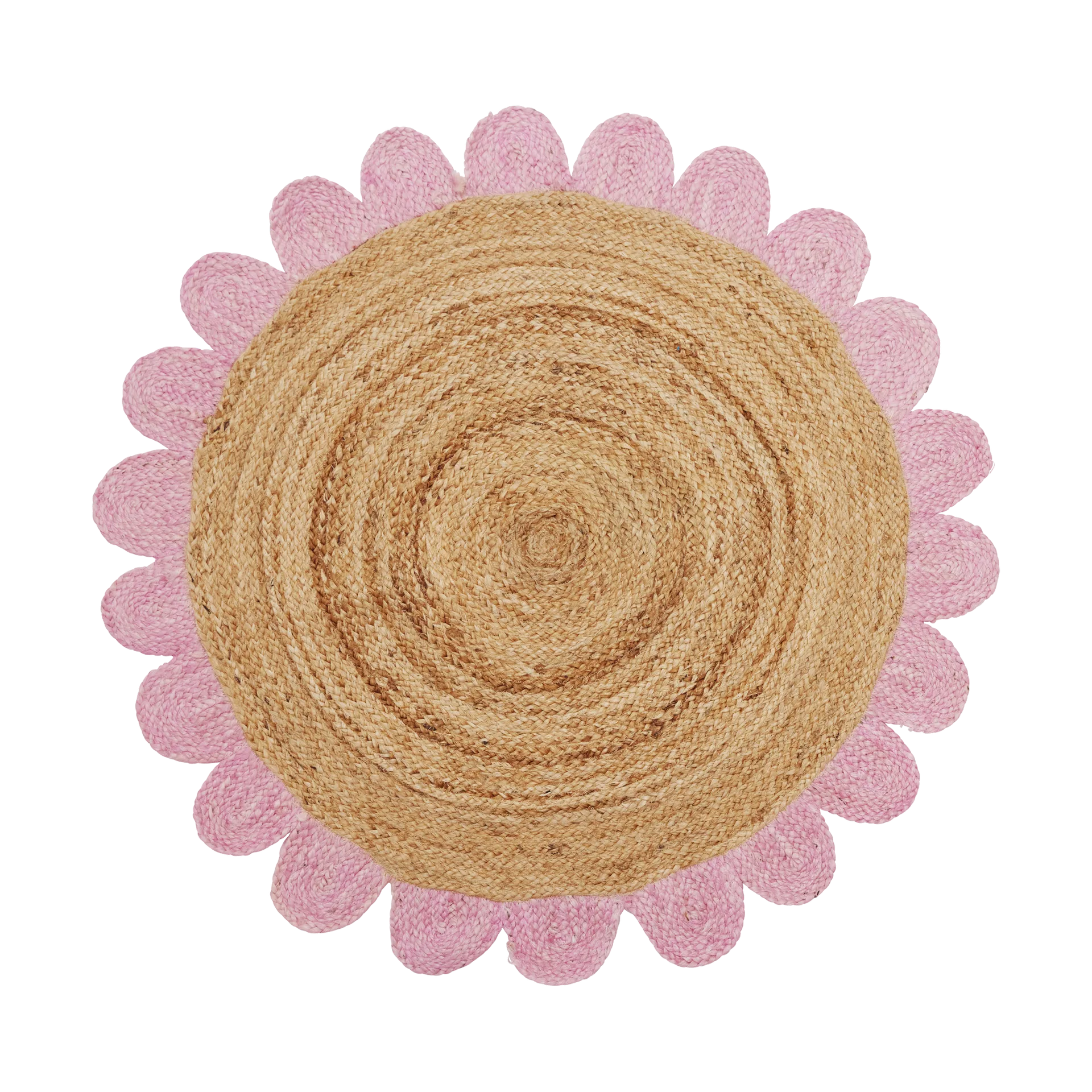 Rice jutematta Ø120 cm, Pink RICE