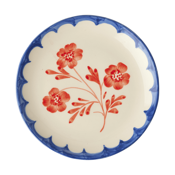 Rice keramiktallrik Ø15 cm - Vintage Flower - RICE