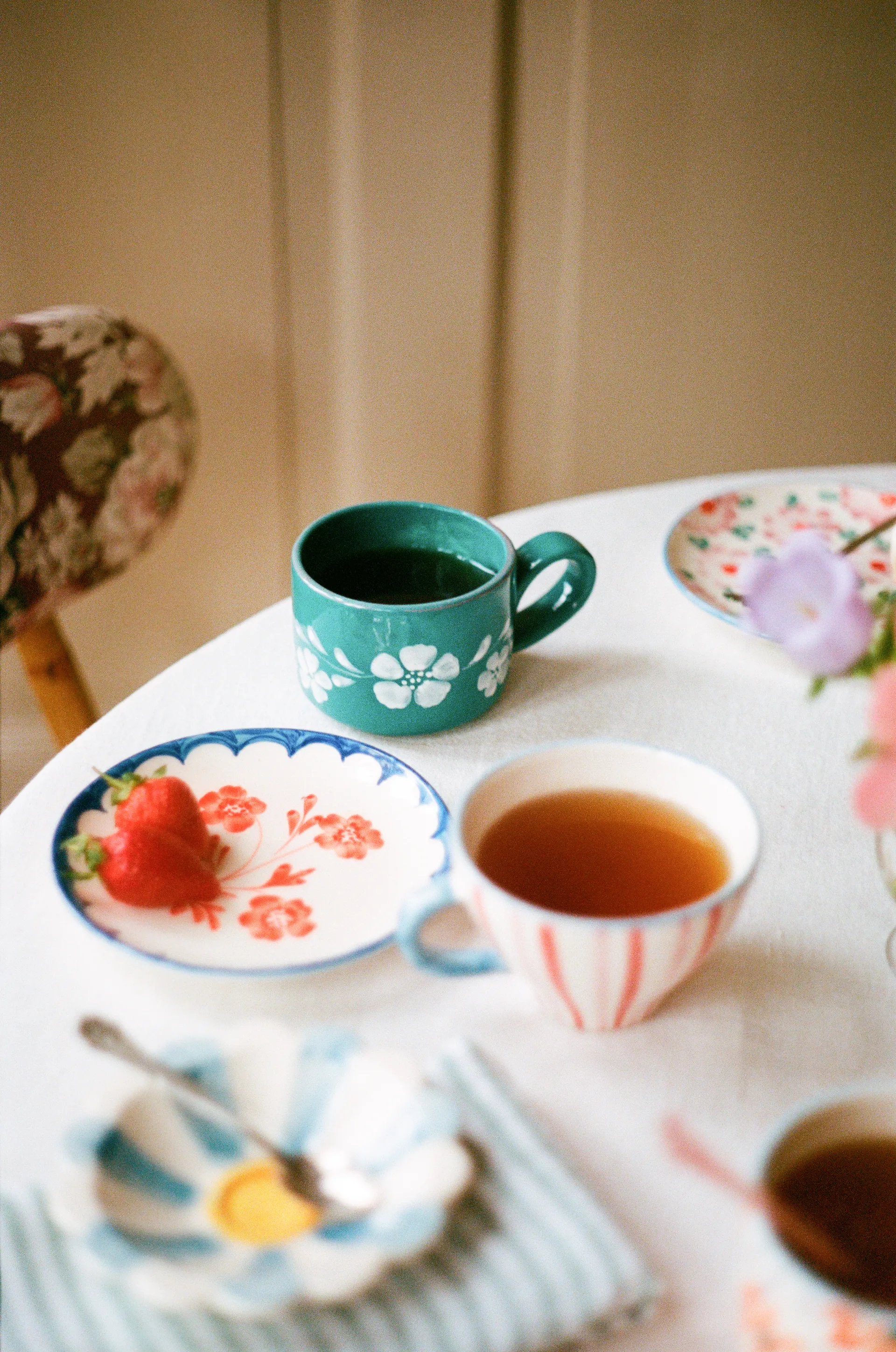 Rice keramiktallrik Ø15 cm, Vintage Flower RICE