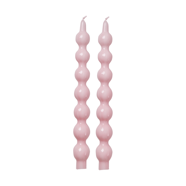 Rice ljus 30,2 cm 2-pack - Soft pink - RICE