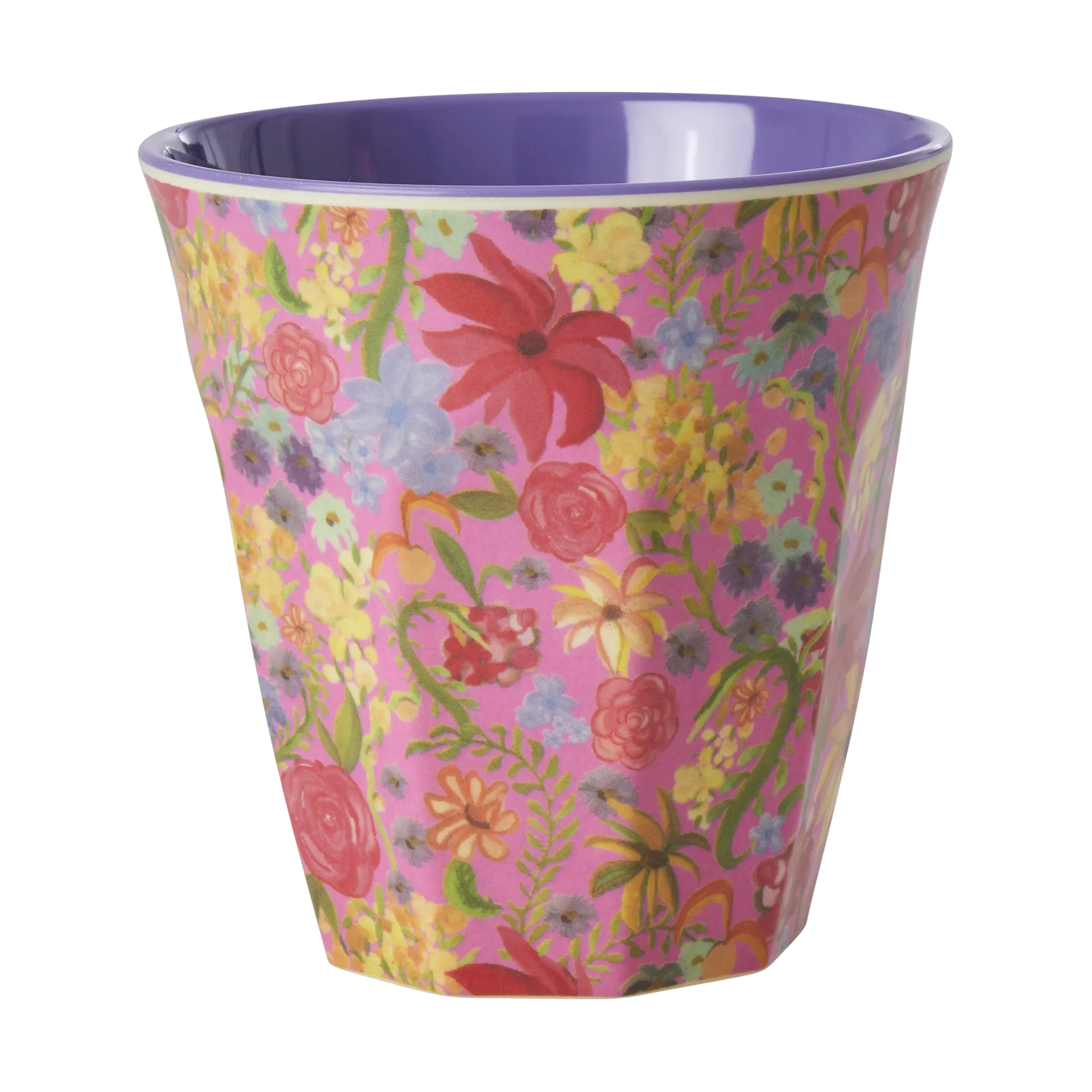Rice melaminkopp medium, Swedish Flower RICE