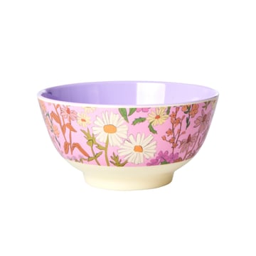 Läs mer om RICE Rice melaminskål medium Daisy dearest