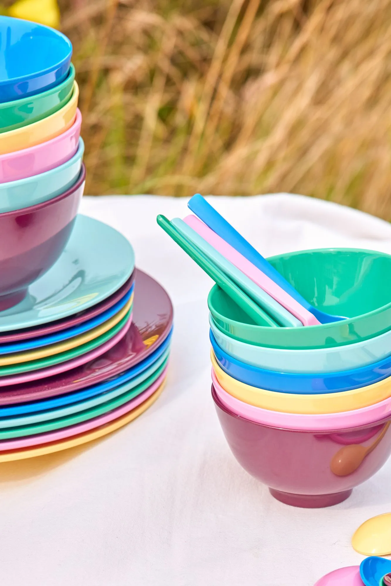 Rice melamintallrik Ø21 cm 6-pack, Show youre true colors RICE