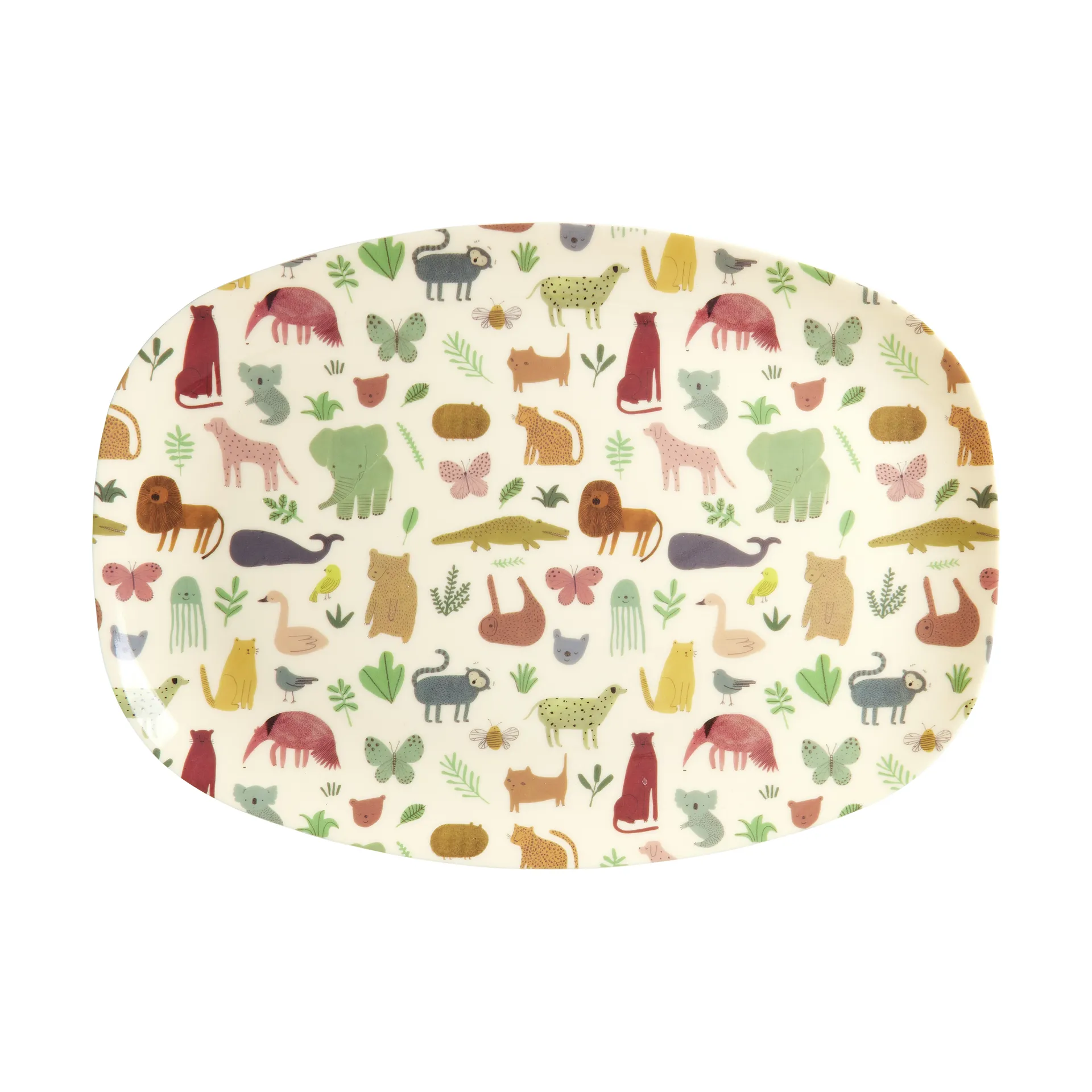 Rice melamintallrik 22x30 cm, Sweet Jungle RICE
