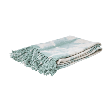 Läs mer om RICE Rice pläd 125x150 cm Tie-dye, green