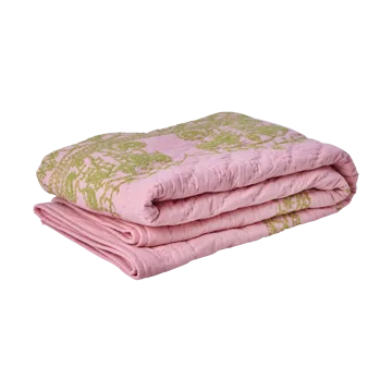 RICE Rice quiltad filt 140×200 cm Soft pink