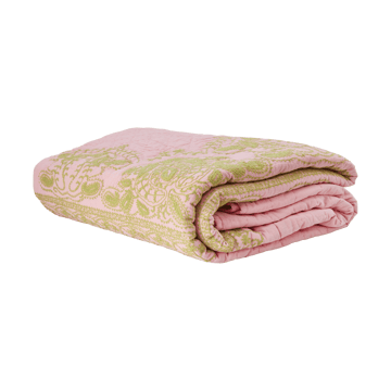 Läs mer om RICE Rice quiltat överkast 225x225 cm Soft pink
