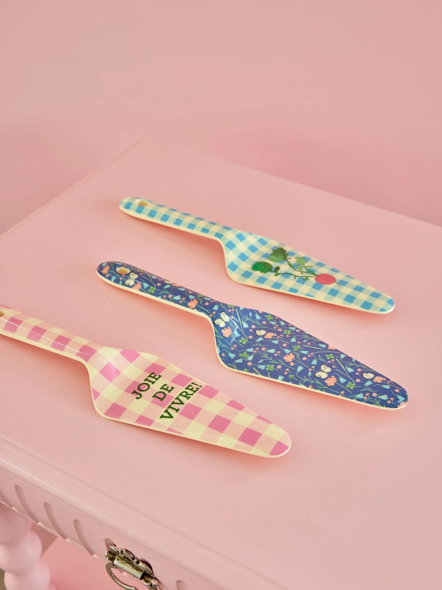 Rice tårtspade melamin 3 delar, Multicolor RICE