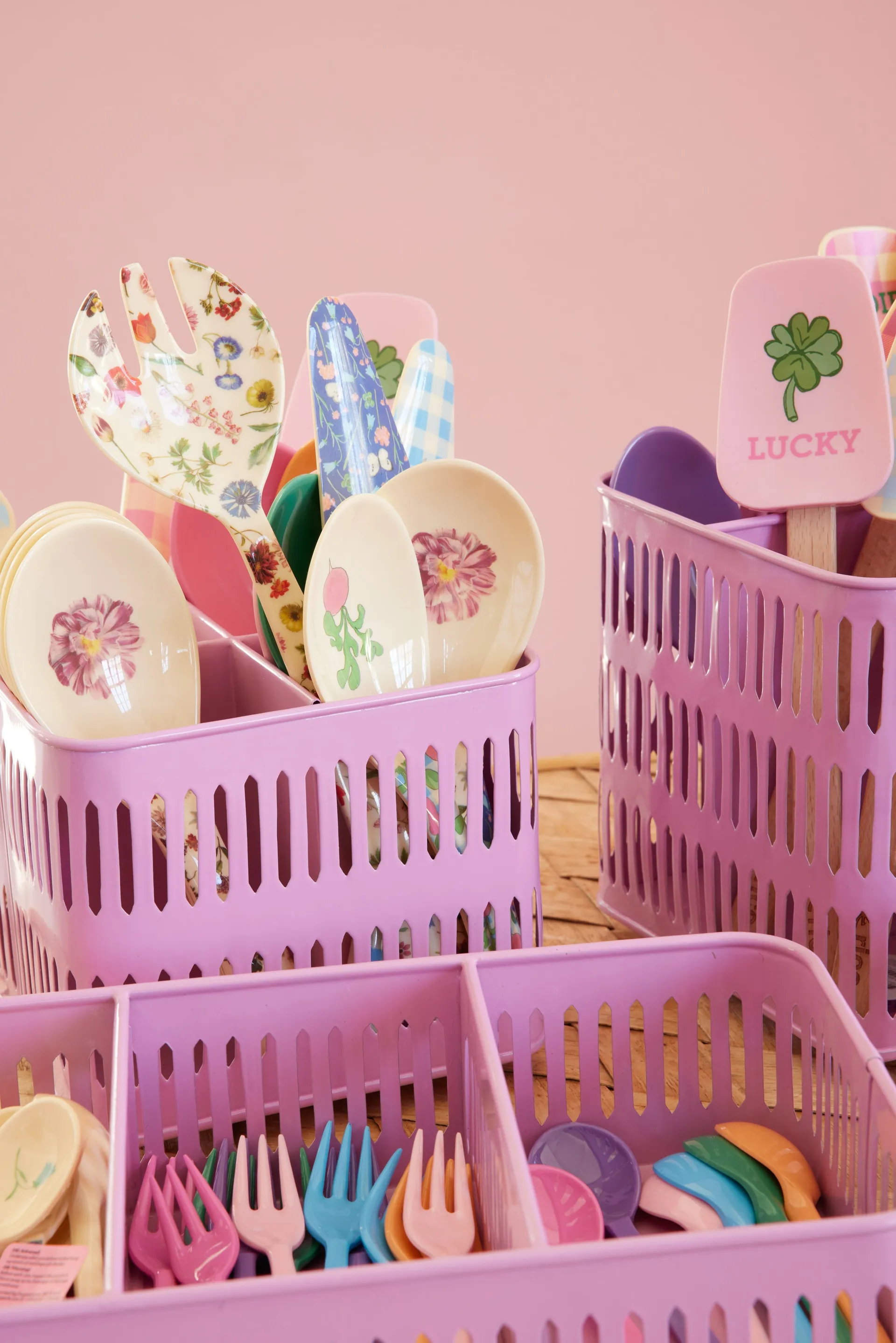 Rice tårtspade melamin 3 delar, Multicolor RICE