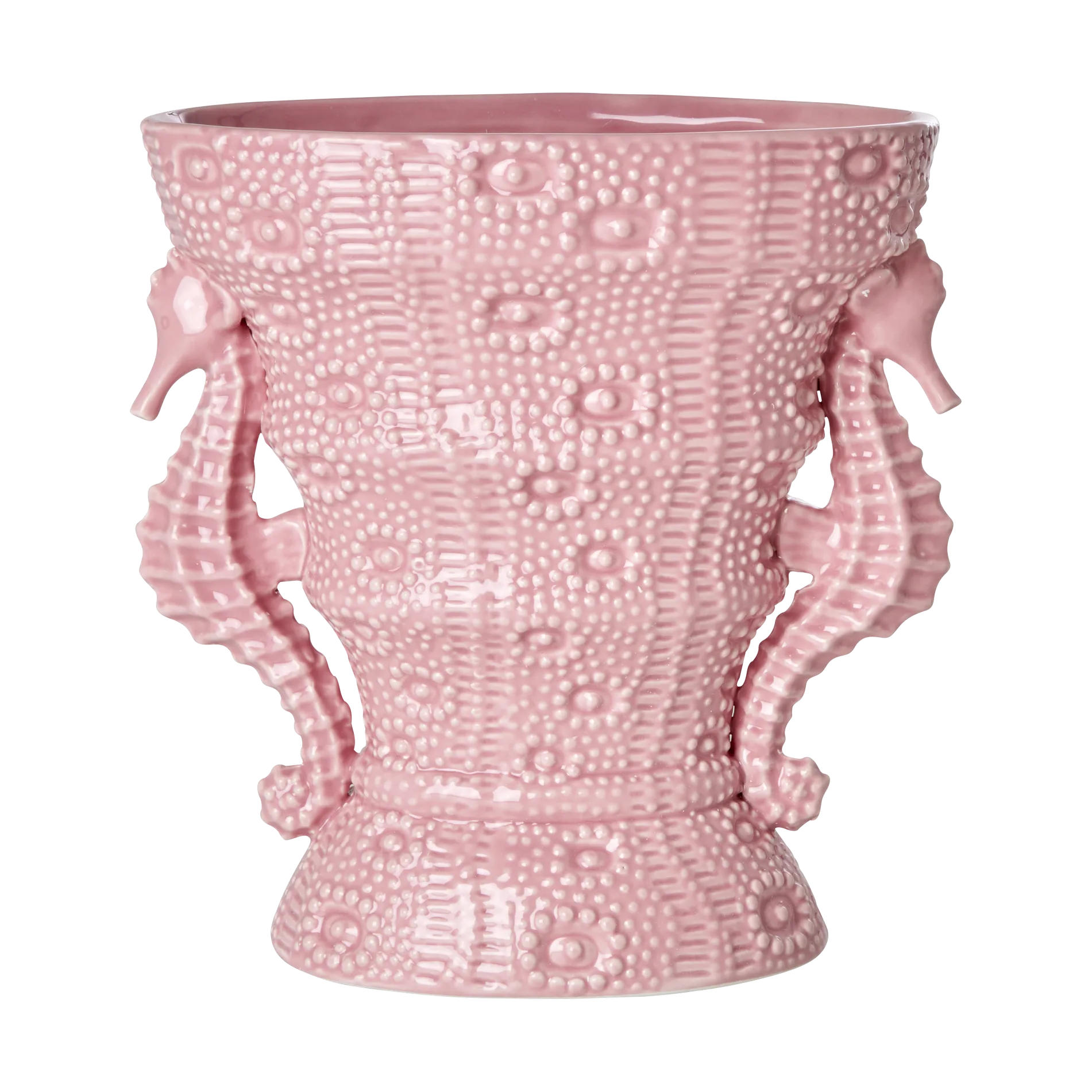 Rice vas seahorse large 25 cm, Pink RICE