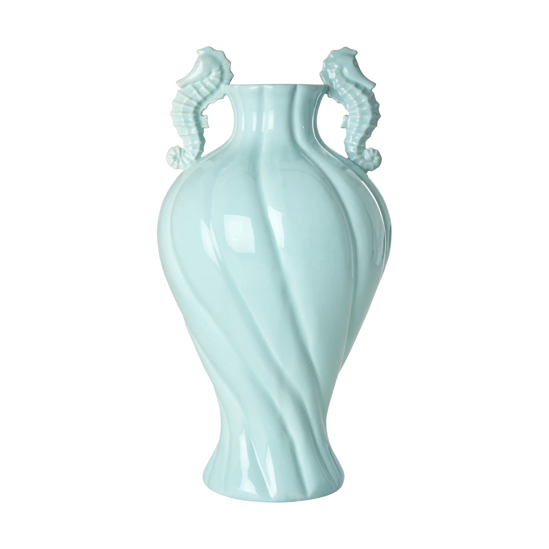 Rice vas seahorse large 41,3 cm, Mint RICE