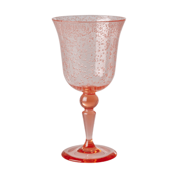 Läs mer om RICE Rice vinglas bubble design 36 cl Peach