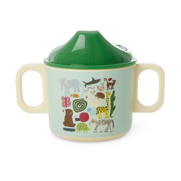 RICE Rice wildlife barnmugg med två handtag 25 cl Mint