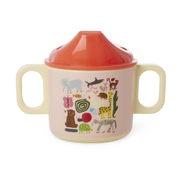 RICE Rice wildlife barnmugg med två handtag 25 cl Pink