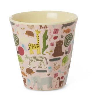 RICE Rice wildlife barnmugg small 16 cl Pink