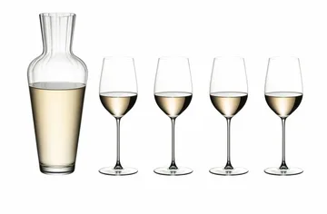 Riedel Veritas Riesling 4-pack inkl Mosel karaff Klar