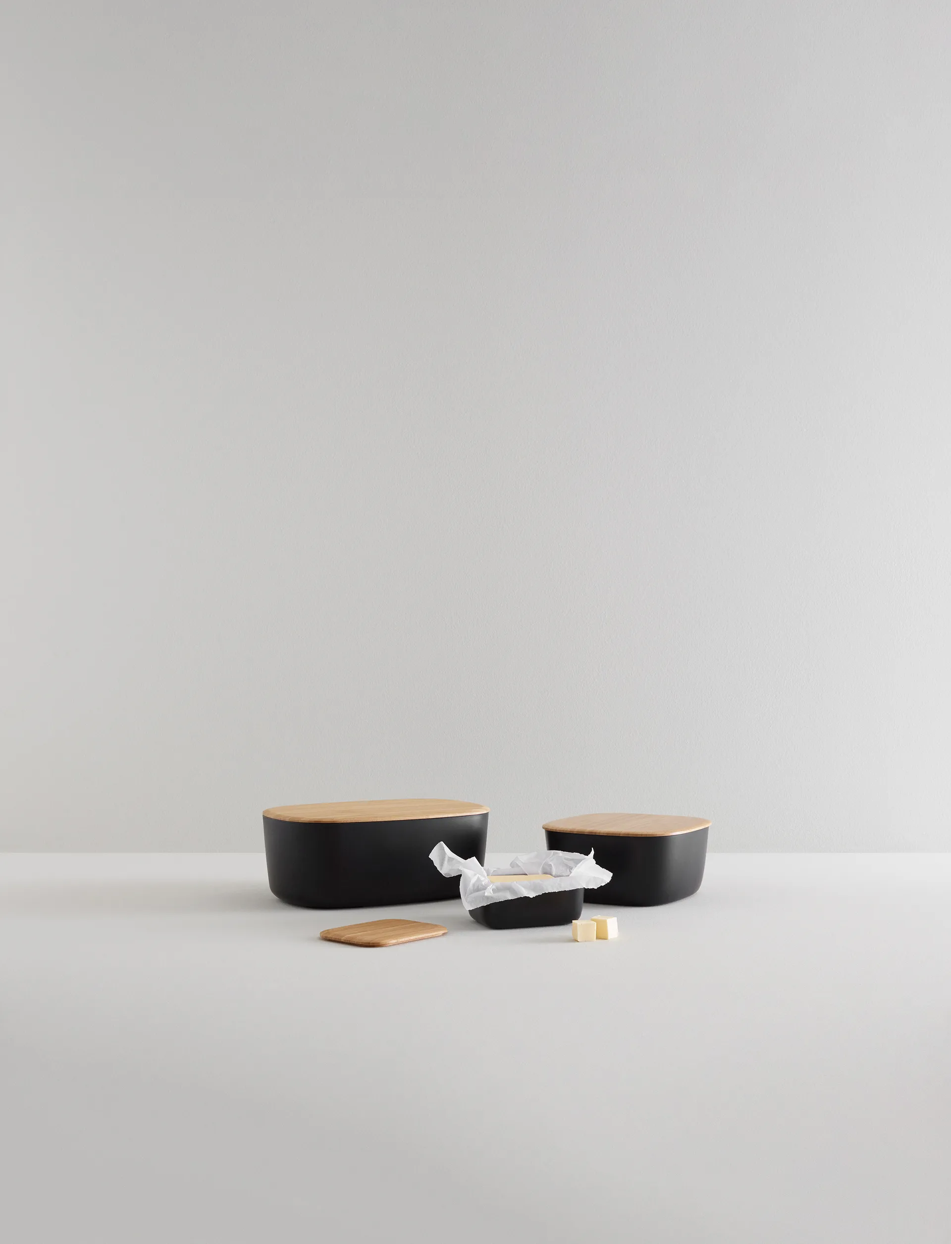 BOX-IT brödlåda 23x23 cm, Black RIG-TIG