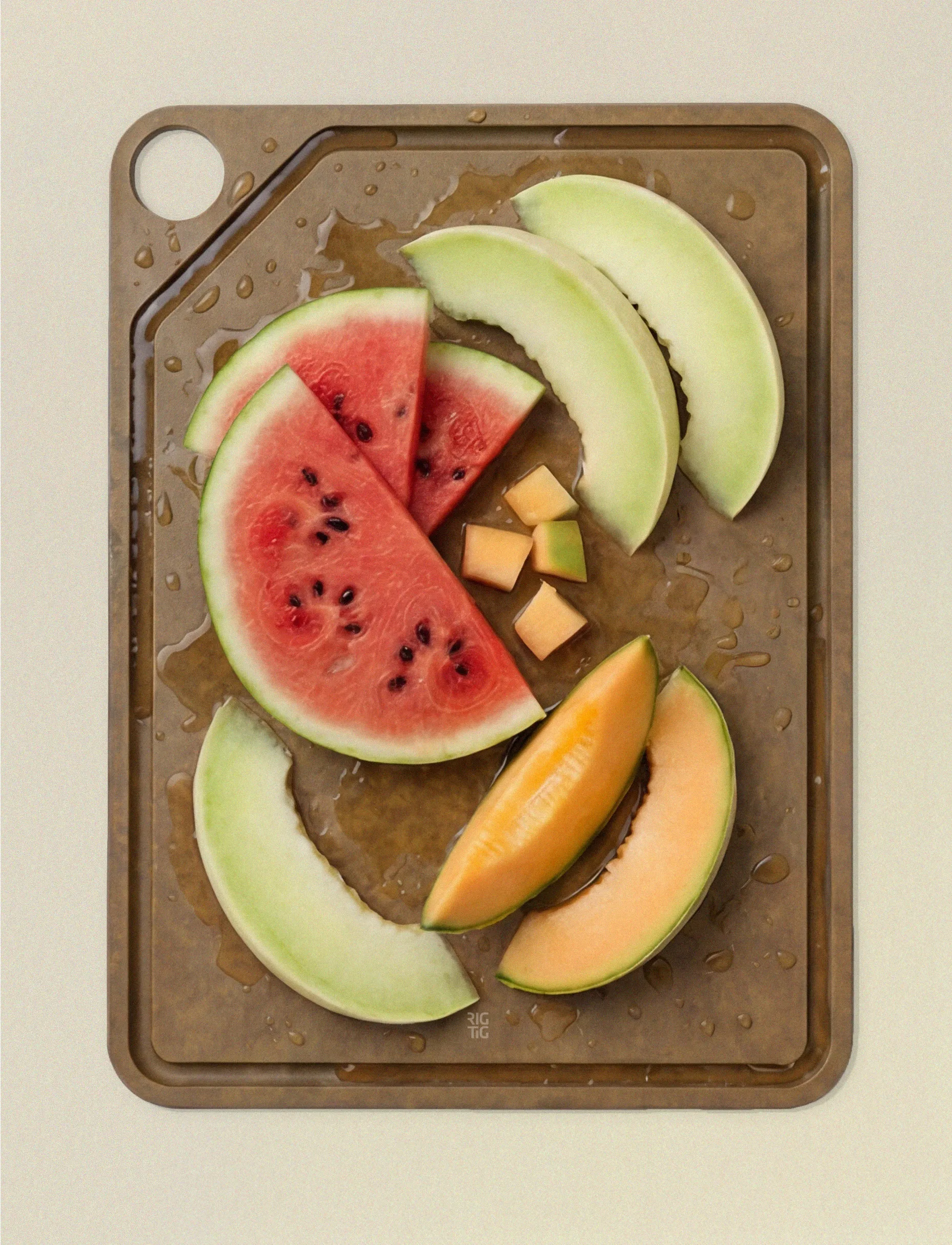 CUT-IT skärbräda, Brown, 29,8x39,8 cm RIG-TIG