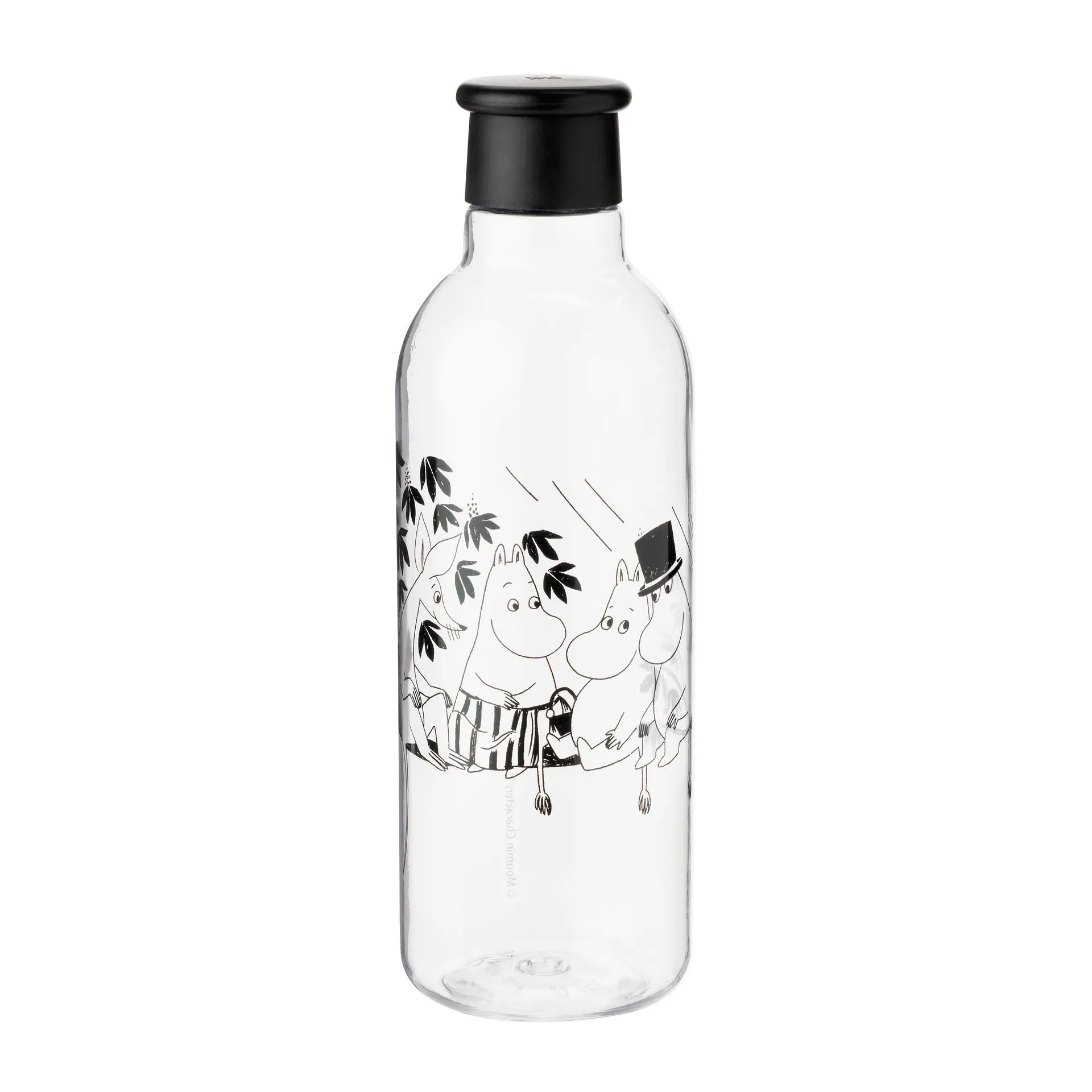 DRINK-IT Mumin vattenflaska 0,75 l, Black RIG-TIG