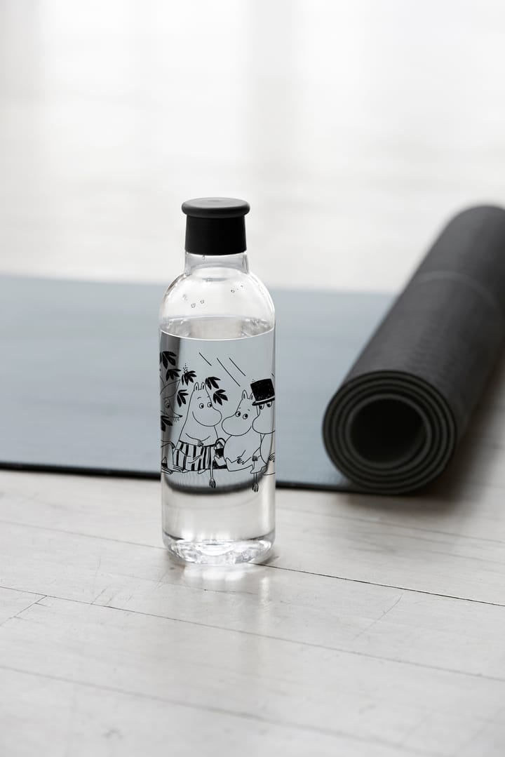 DRINK-IT Mumin vattenflaska 0,75 l, Black RIG-TIG