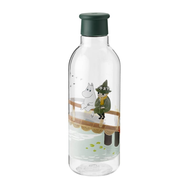 DRINK-IT Mumin vattenflaska 0,75 l - Dark green - RIG-TIG