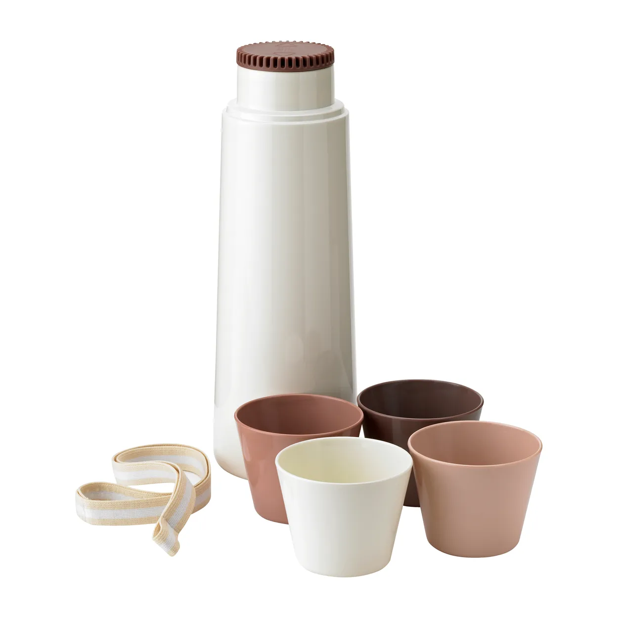 RIG-TIG PICNIC termosflaska med 4 koppar Blossom