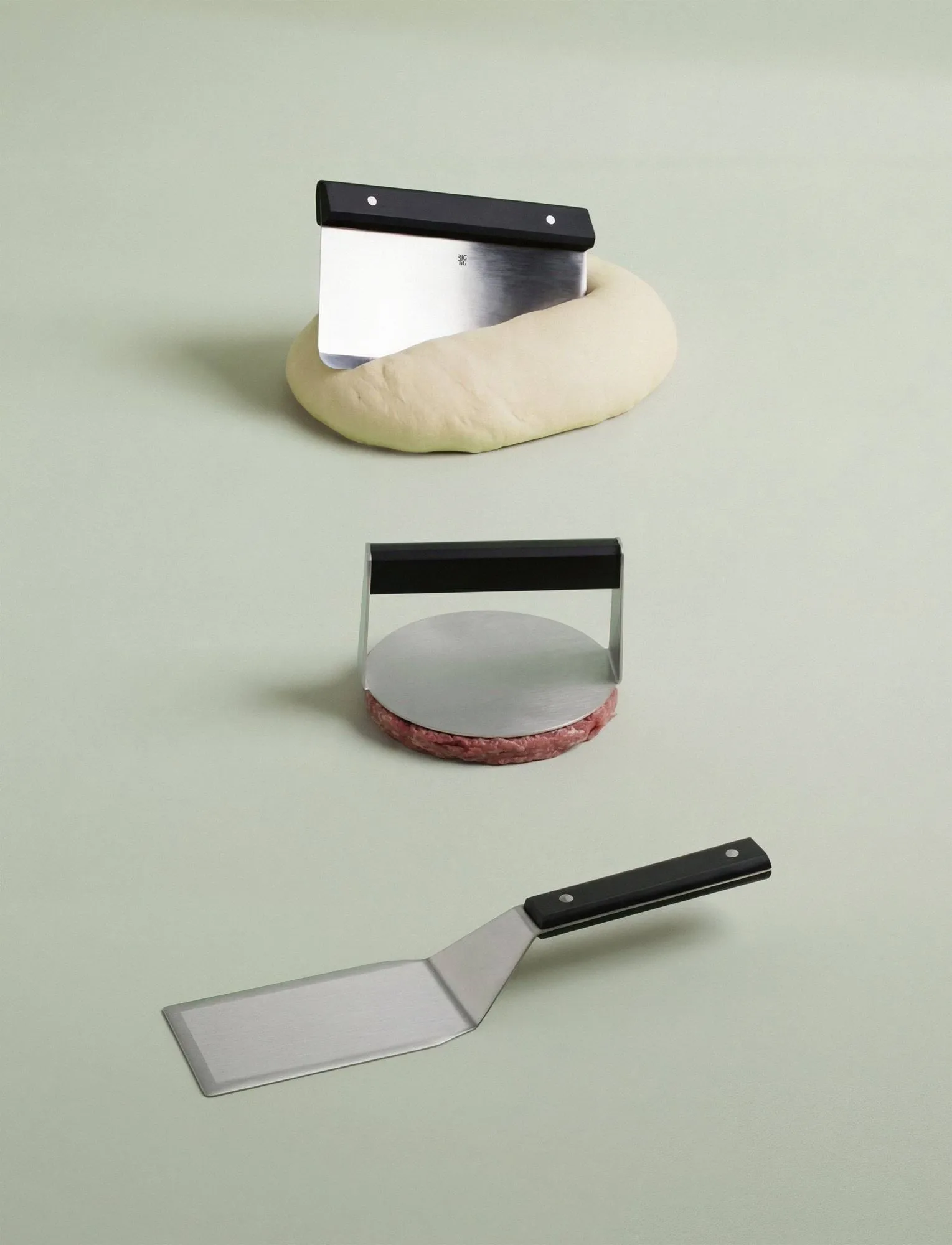 TOOL IT burgerpress, Black, Ø13,9 cm RIG-TIG