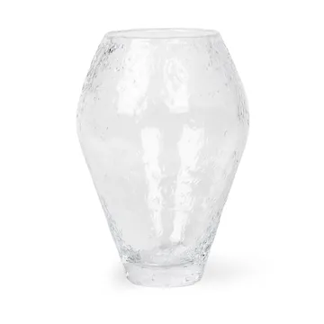 Crushed glasvas small - Clear - Ro Collection