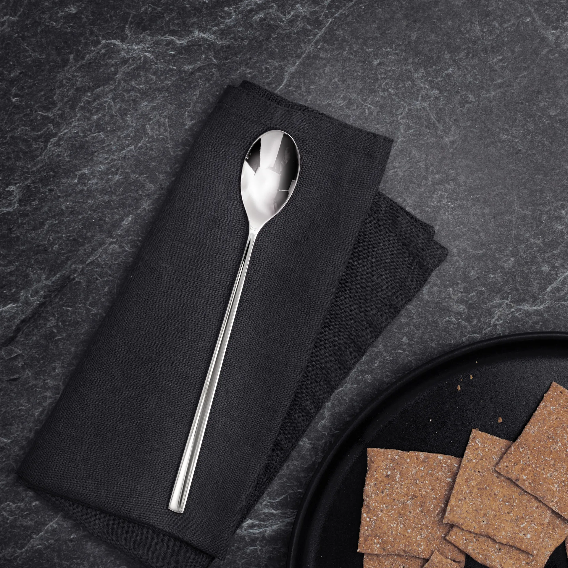 Blockley lång tesked blank, Rostfritt stål Robert Welch