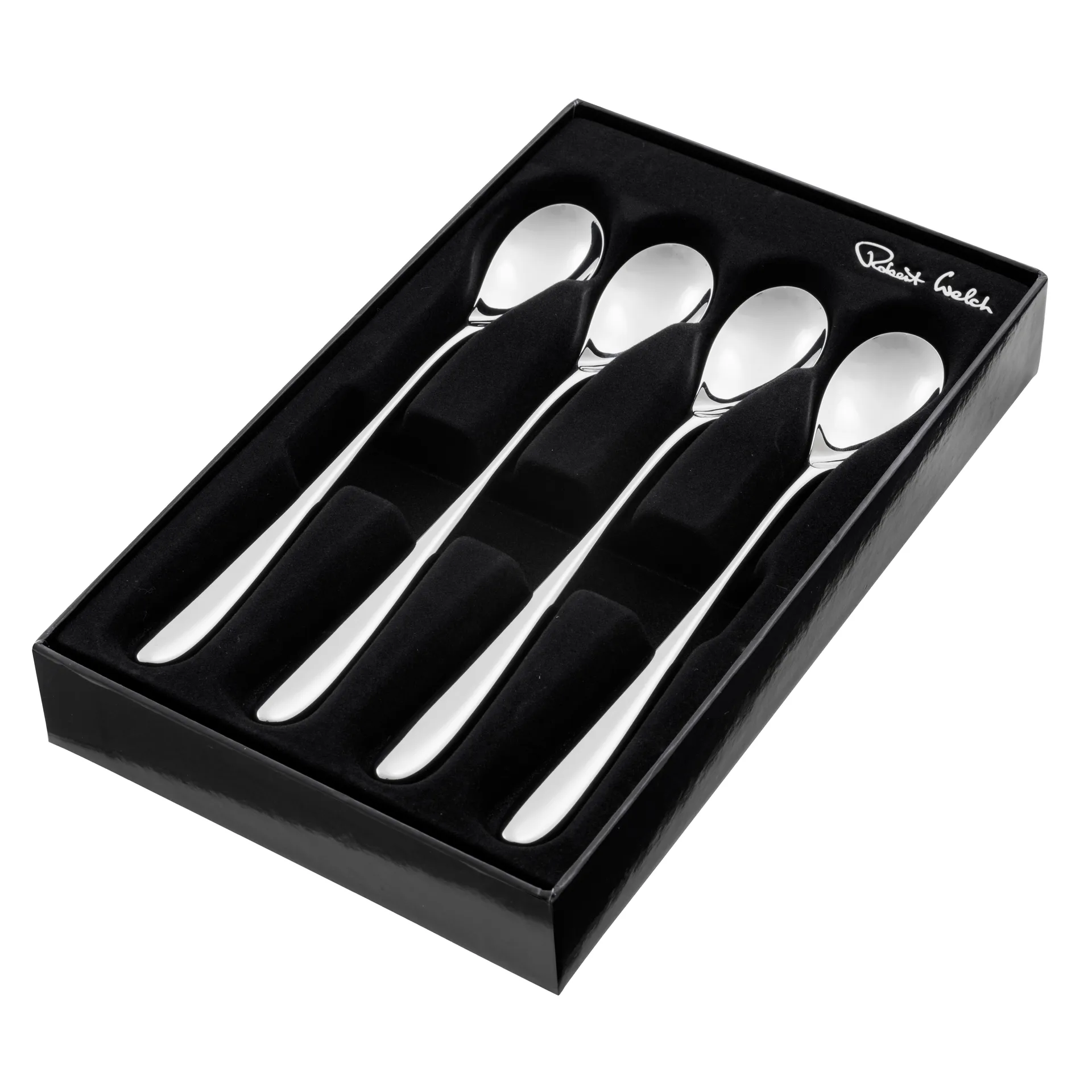 Bourton Bright lattesked 4-pack, Rostfritt stål Robert Welch