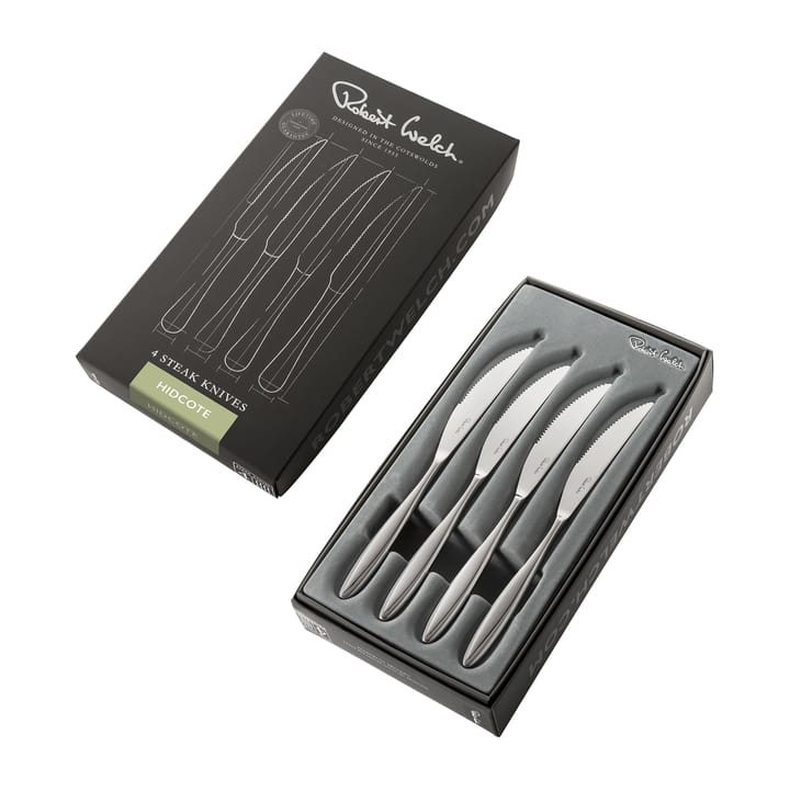 Hidcote Bright grillkniv 4-pack, Rostfritt stål Robert Welch