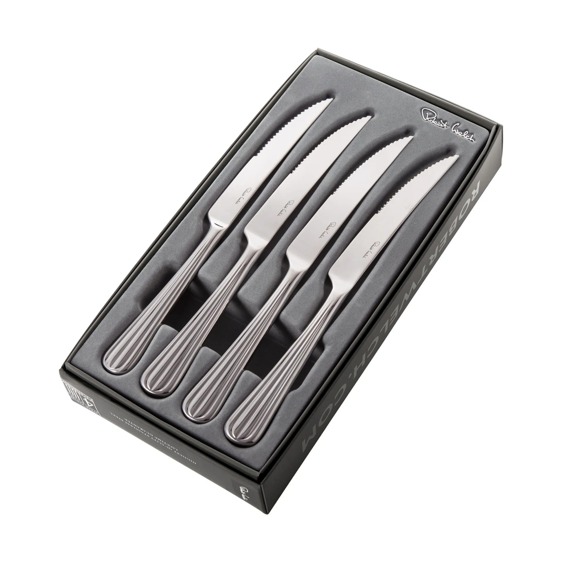 Palm Bright grillkniv 4-pack, Rostfritt stål Robert Welch