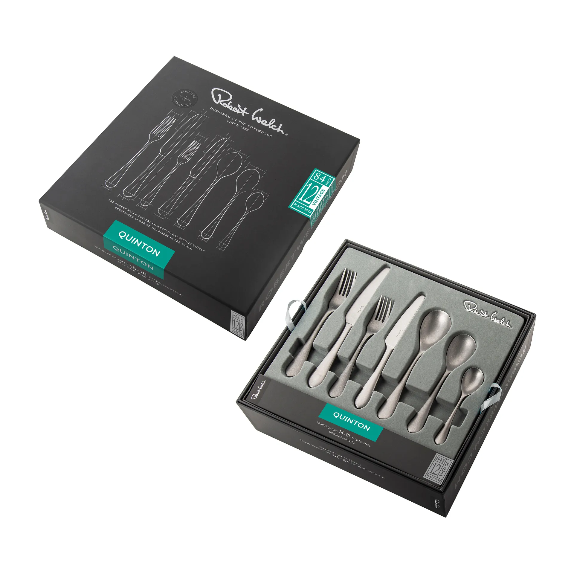 Quinton Vintage bestickset, 84 delar Robert Welch