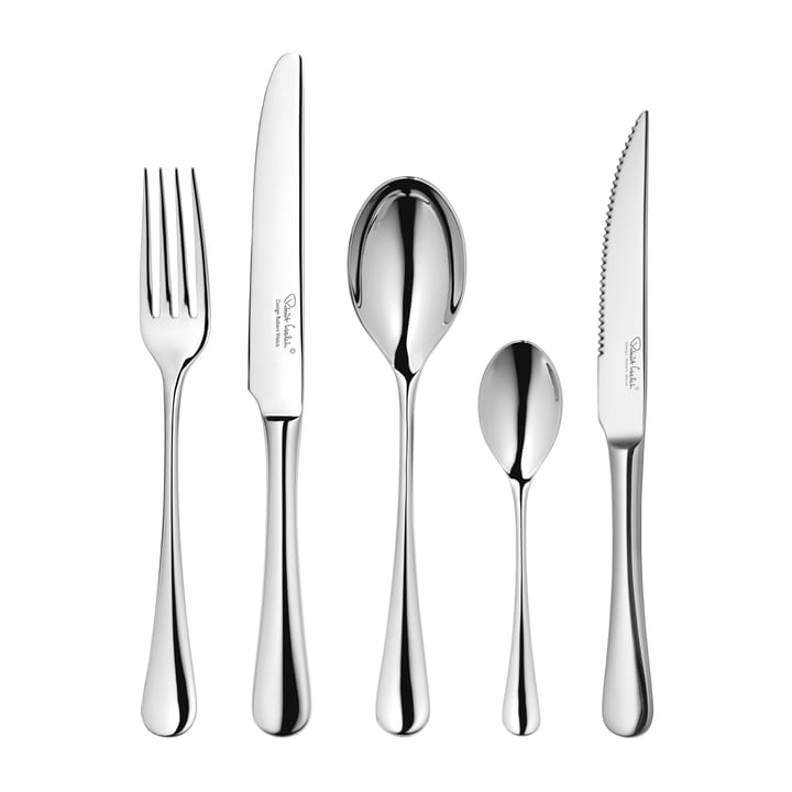 Radford bestickset blank - 24 delar + 6 grillknivar - Robert Welch