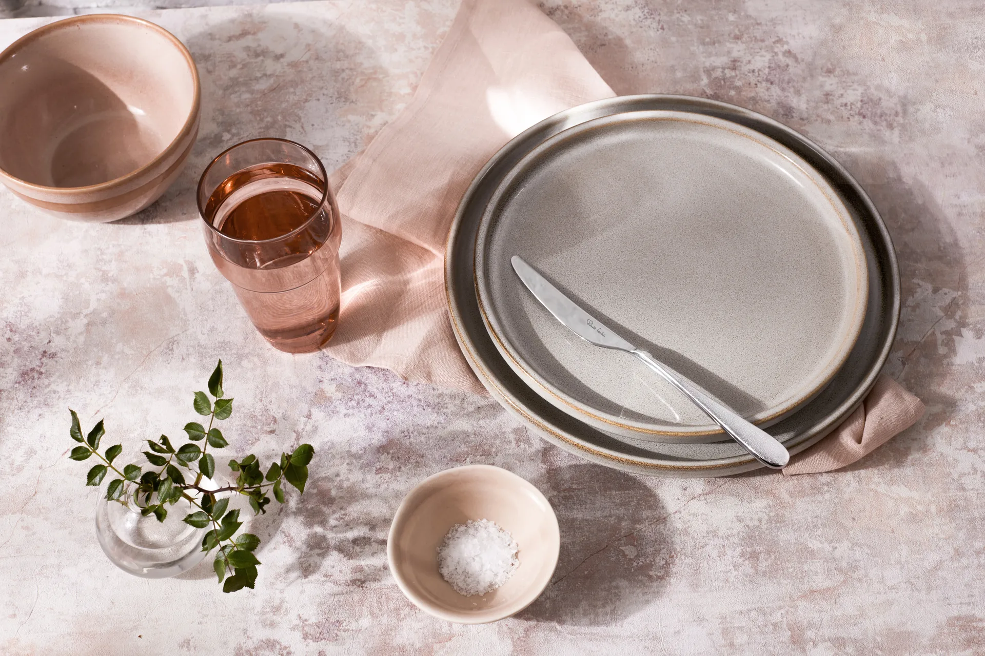 Sandstone förrättskniv blank, Rostfritt stål Robert Welch