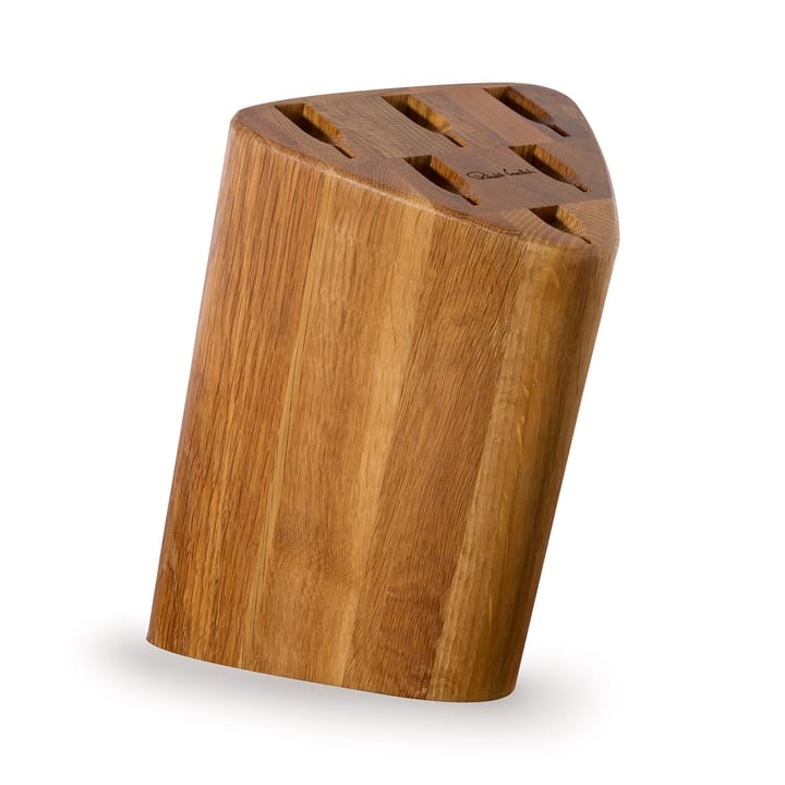 Signature Prism Oak knivblock set 7 delar, Ek Robert Welch