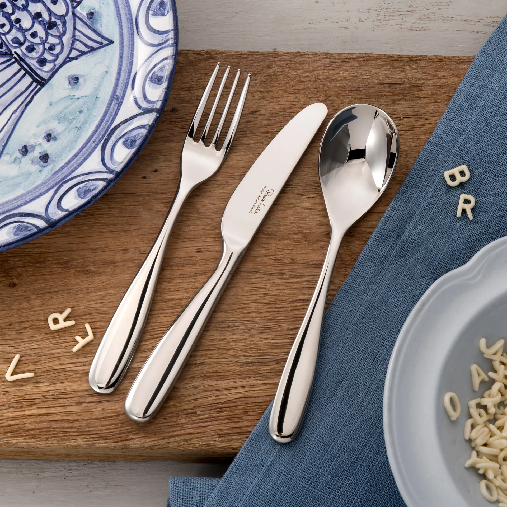 Stanton Bright barnbestick 3 delar, Rostfritt stål Robert Welch