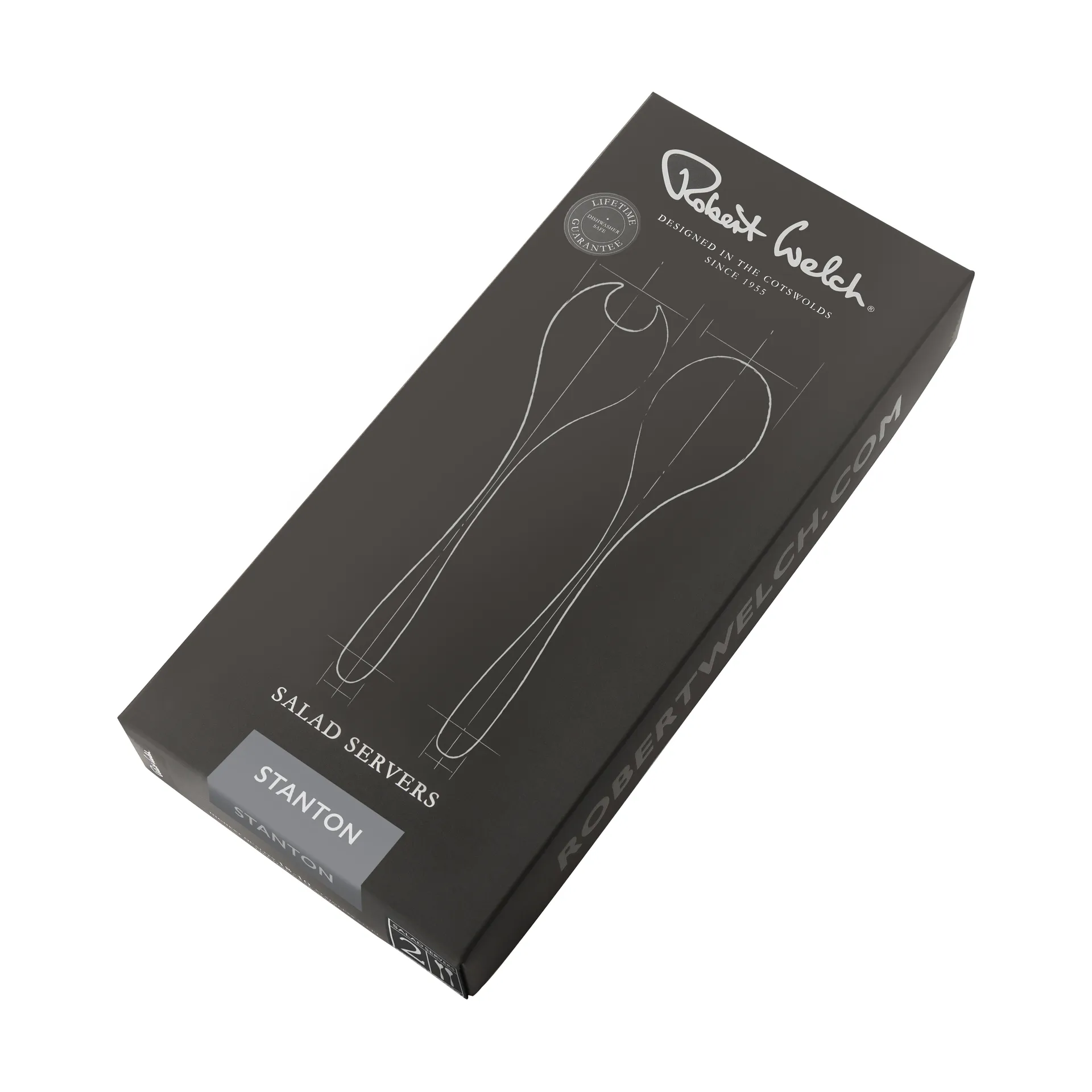 Stanton Bright salladsbestick 2 delar, Rostfritt stål Robert Welch