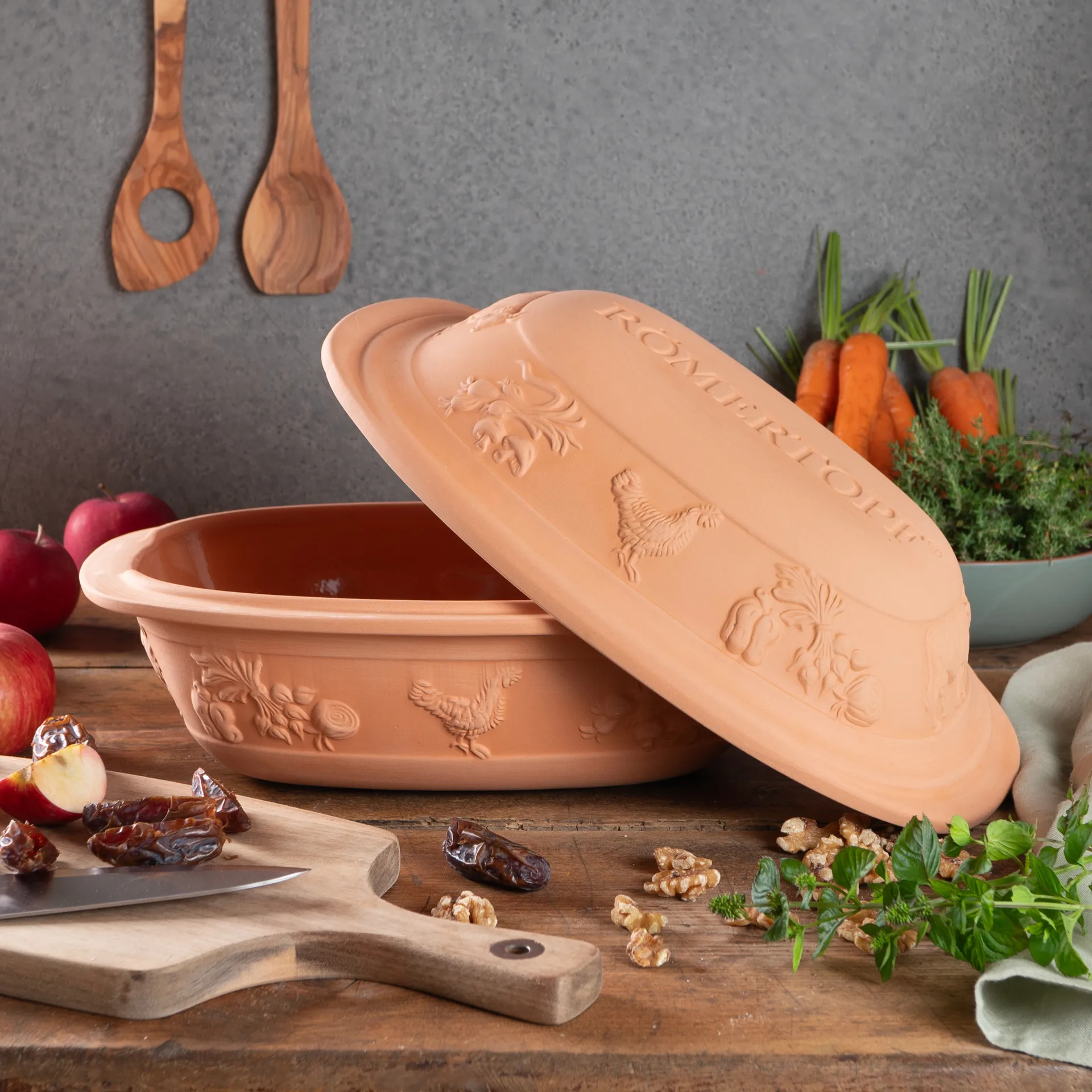 Lergryta rustico terrakotta, 4 pers Römertopf