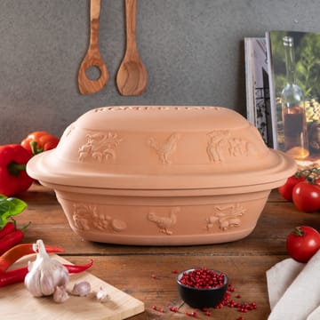 Lergryta rustico terrakotta - 6 pers - Römertopf