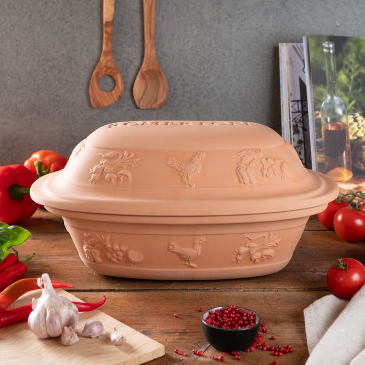 Lergryta rustico terrakotta, 6 pers Römertopf