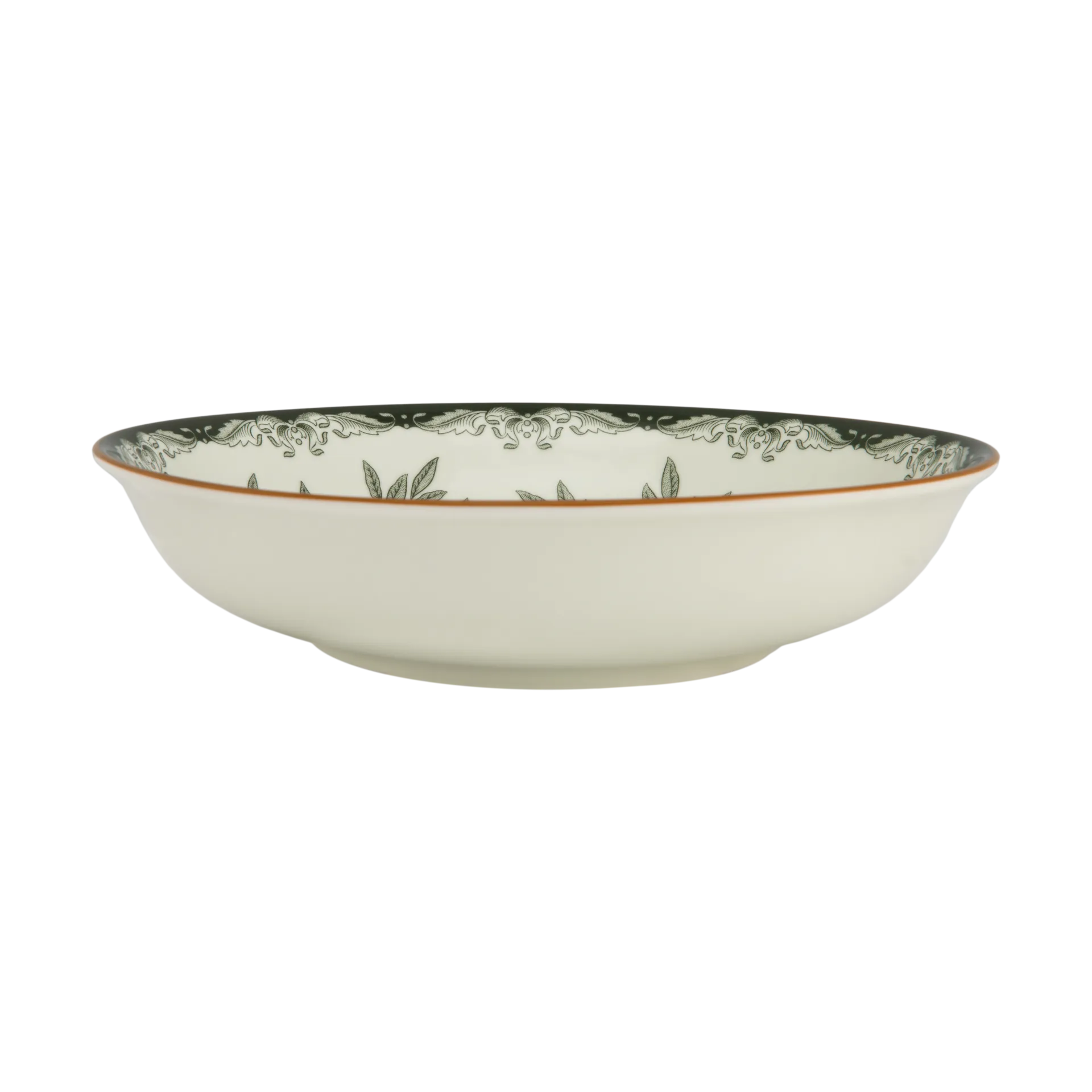 Ostindia Floris tallrik djup Ø22 cm, Grön Rörstrand