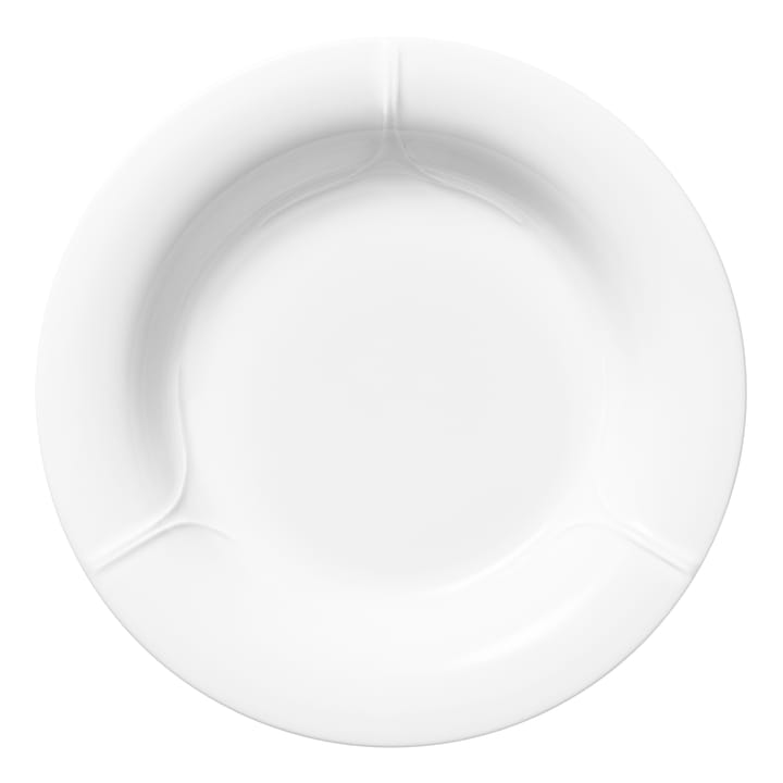 Pli Blanc djup tallrik 23 cm, Vit Rörstrand