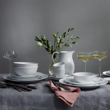 Swedish Grace assiett 17 cm, 6-pack snö (vit) - Rörstrand
