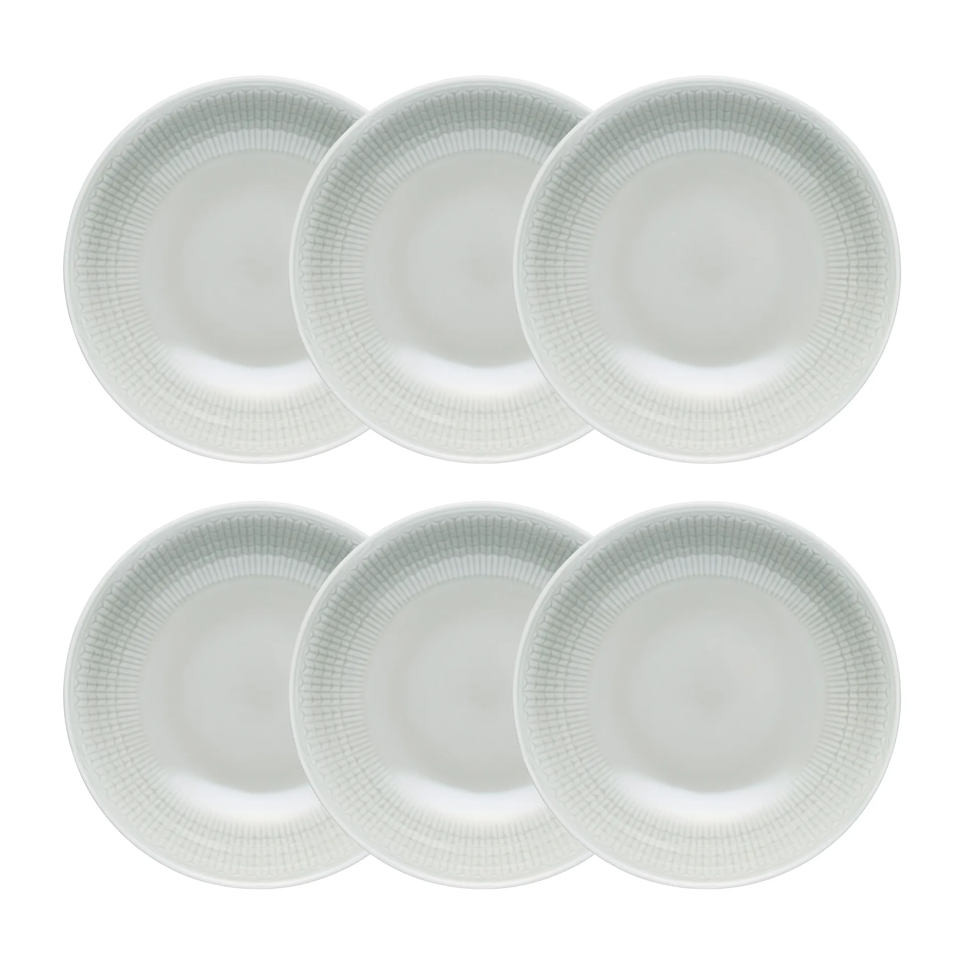 Swedish Grace djup tallrik 19 cm 6-pack Dimma(grå),  Rörstrand