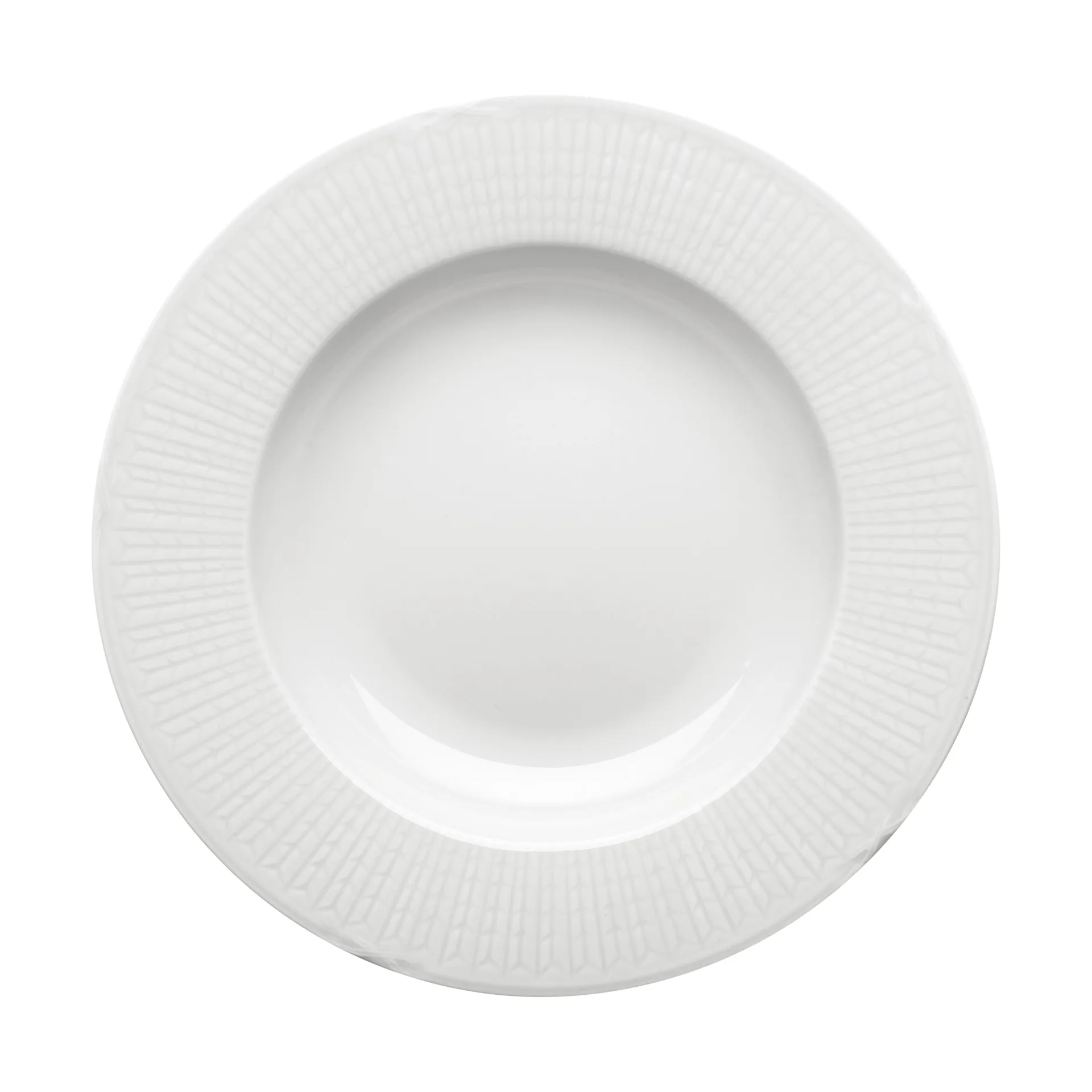 Swedish Grace djup tallrik 25 cm, 6-pack snö (vit) Rörstrand