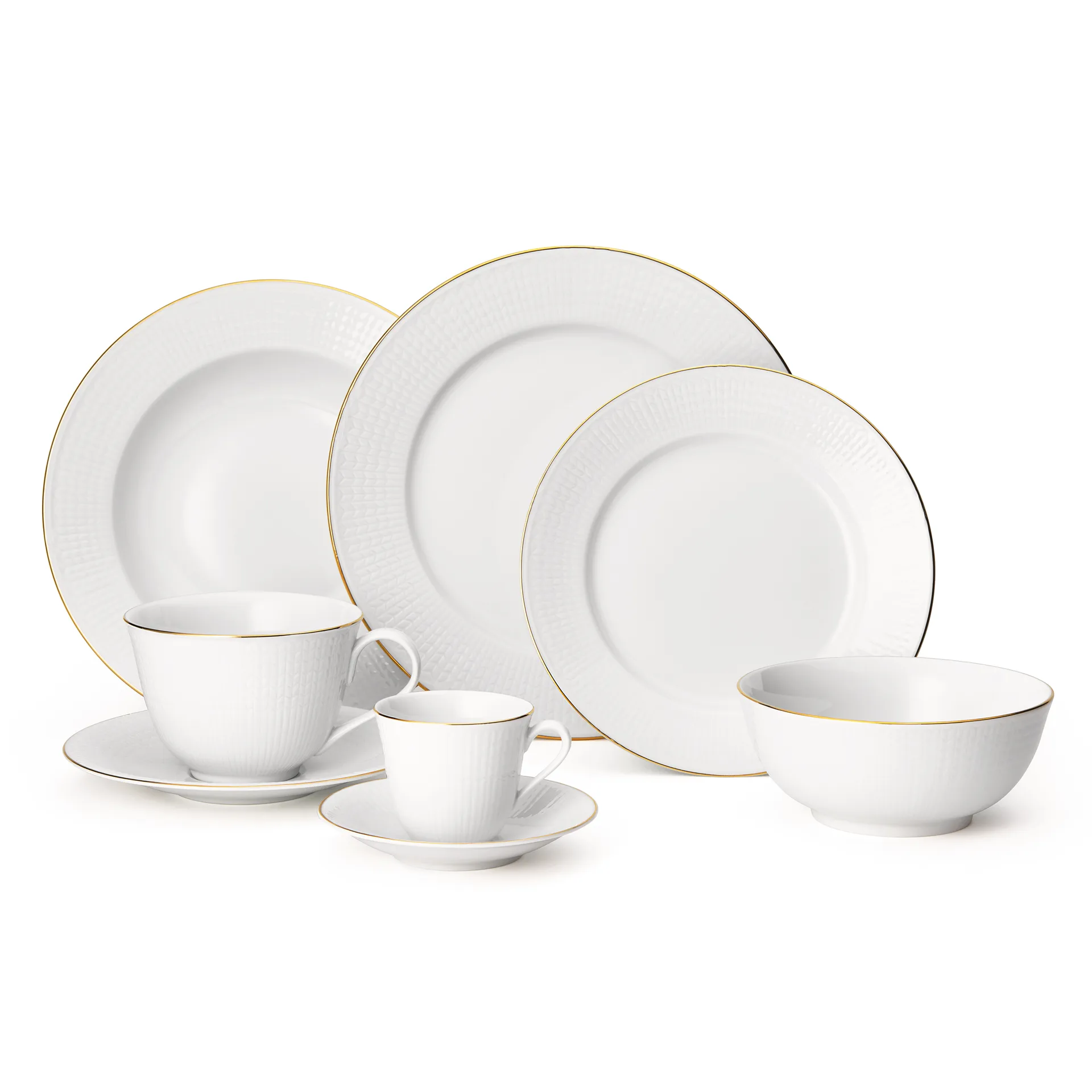 Swedish Grace Gala djup tallrik 25 cm, Vit Rörstrand