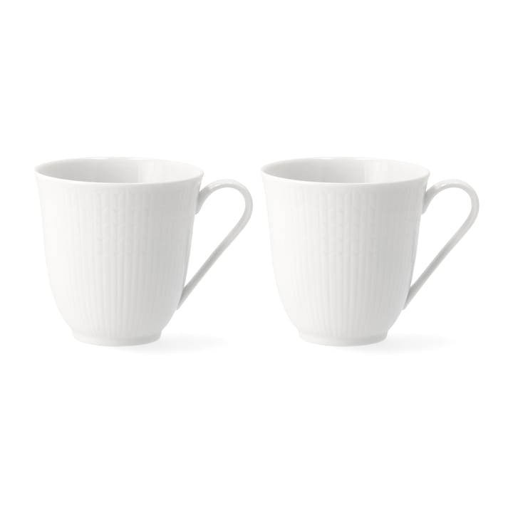 Swedish Grace mugg 30 cl 2-pack, snö (vit) Rörstrand